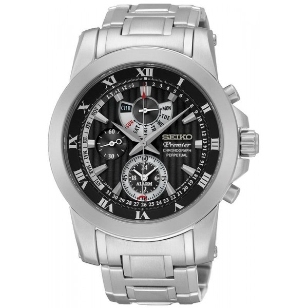 Kaufen Sie Seiko Herrenuhr Premier Chronograph Perpetual Calendar Alarm SPC161P1
