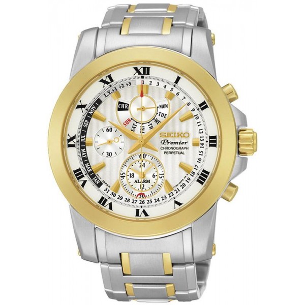 Seiko Herrenuhr Premier Chronograph Perpetual Calendar Alarm SPC162P1 Kaufen Sie Seiko Herrenuhr Premier Chronograph Perpetual Calendar Alarm SPC162P1