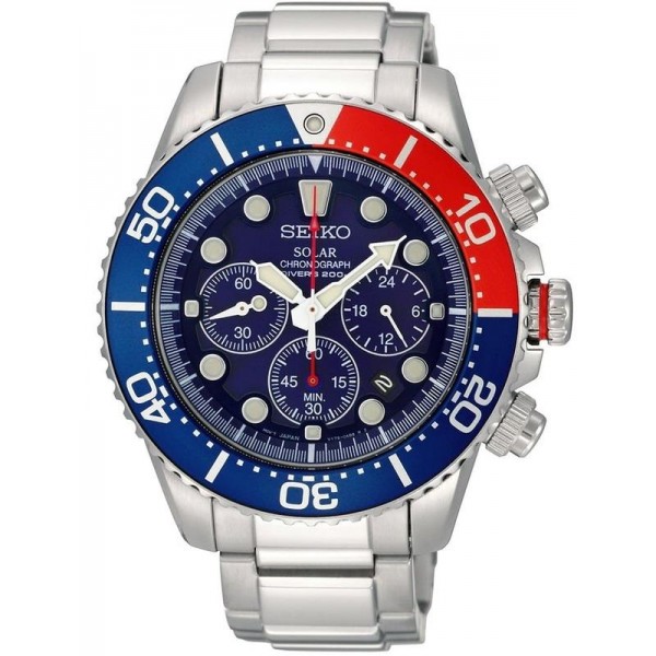 Reloj Seiko Hombre Prospex Chronograph Diver's 200M Solar SSC019P1 Comprar Reloj Seiko Hombre Prospex Chronograph Diver's 200M Solar SSC019P1