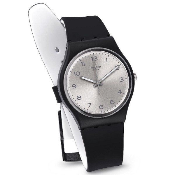 Buy Swatch Unisex Watch Gent Silver Friend Too GB287