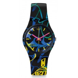 Swatch Unisex Watch Gent Nightclub GB318