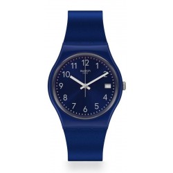 Reloj Swatch Unisex Gent Silver In Blue GN416