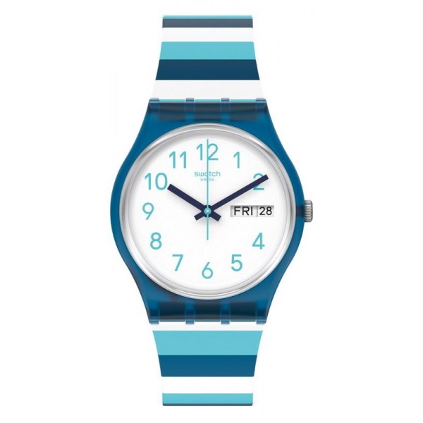 Comprare Orologio Swatch Unisex Gent Striped Waves GN728