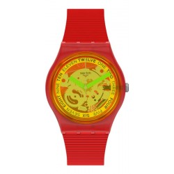 Swatch Unisexuhr Gent Retro-Rosso GR185