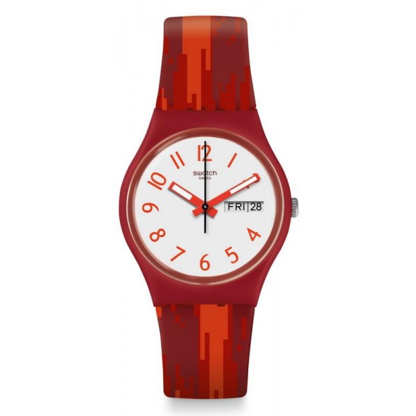 Buy Swatch Ladies Watch Gent Red Flame GR711