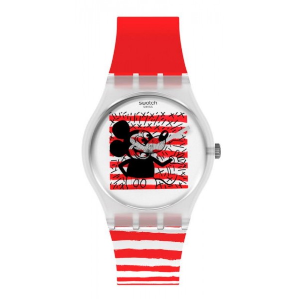 Comprare Orologio Mickey Mouse Swatch Mouse Marinière GZ352