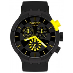Montre Swatch Big Bold Chrono Checkpoint Yellow SB02B403