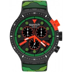 Montre Swatch Big Bold Chrono Escapejungle SB02B409