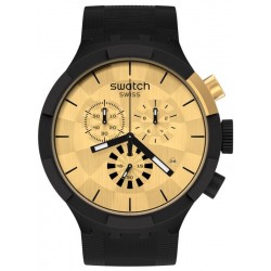 Montre Swatch Big Bold Chrono Checkpoint Golden SB02Z400