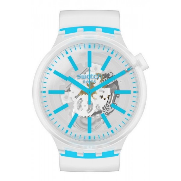 Comprare Orologio Swatch Big Bold Blueinjelly SO27E105