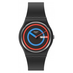 Swatch Unisexuhr Gent Circling Black SO28B706 kaufen