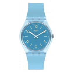 Swatch Unisexuhr Gent Turquoise Tonic SO28S101