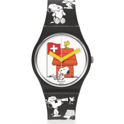 Swatch Uhr Peanuts Grande Bracchetto Snoopy SO28Z107