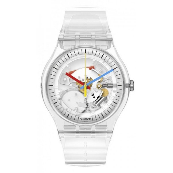Swatch Unisex Watch Clearly New Gent SO29K100 Buy Swatch Unisex Watch Clearly New Gent SO29K100