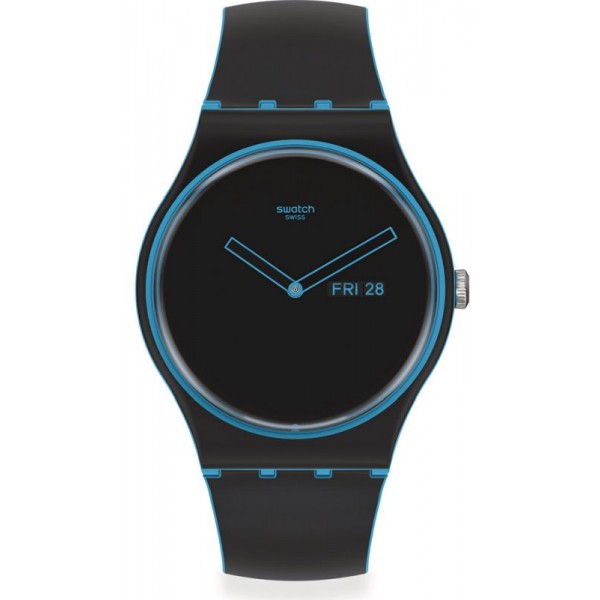 Swatch Unisexuhr New Gent Minimal Line Blue SO29S701 kaufen