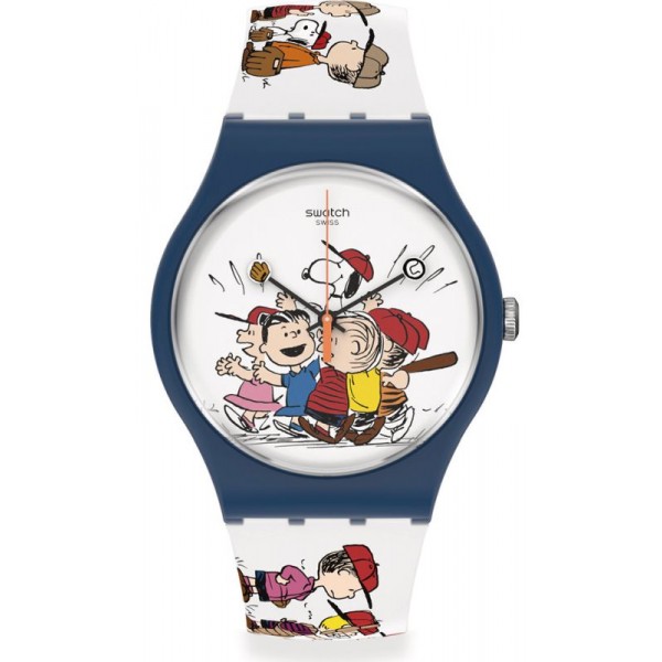 Acheter Montre Swatch Peanuts First Base SO29Z107