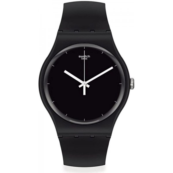 Comprare Orologio Swatch Unisex New Gent Think Time Black SO32B106