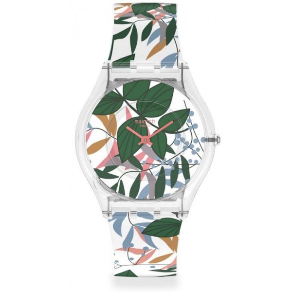 Buy Swatch Ladies Watch Skin Classic Leaves Jungle SS08K111