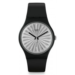 Montre Swatch Femme New Gent Silver Shield SUOB172