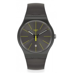 Montre Swatch Homme New Gent Charcolazing SUOB404