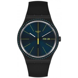 Montre Swatch Homme New Gent Black Rails SUOB731
