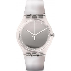 Buy Swatch Ladies Watch New Gent Shiny Moon SUOK121