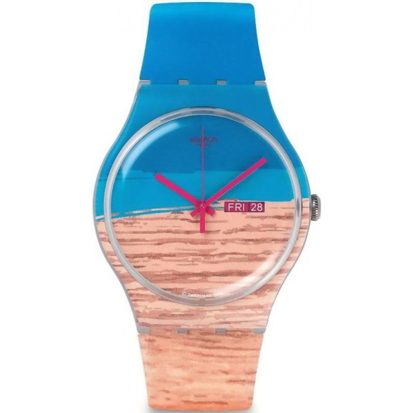 Comprare Orologio Swatch Unisex New Gent Blue Pine SUOK706