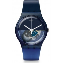 Montre Swatch Unisex New Gent Blue Depth SUON105