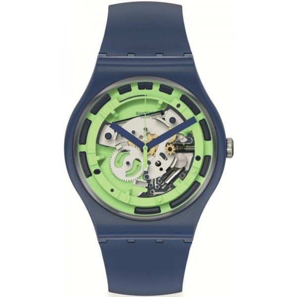 Acheter Montre Swatch Unisex New Gent Green Anatomy SUON147