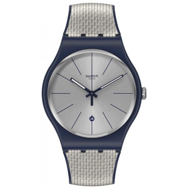 Comprare Orologio Swatch Unisex New Gent Grey Cord SUON402