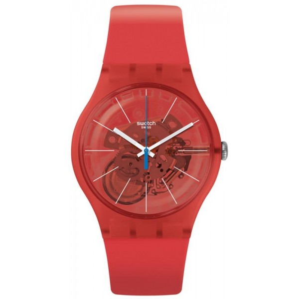Acheter Montre Swatch Unisex New Gent Bloody Orange SUOO105