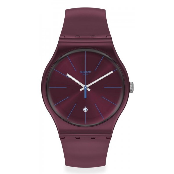 Acheter Montre Swatch Unisex New Gent Burgundazing SUOR402