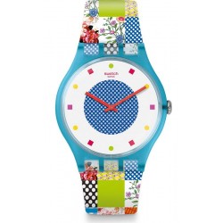 Swatch Ladies Watch New Gent Quilted Time SUOS108