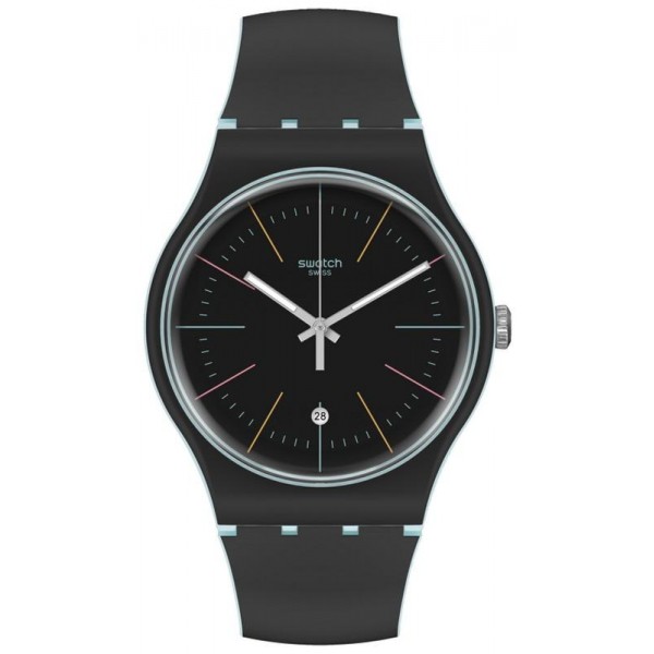 Comprare Orologio Swatch Unisex New Gent Black Layered SUOS402