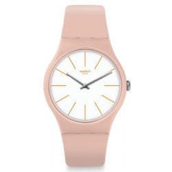 Swatch Ladies Watch New Gent Beigesounds SUOT102