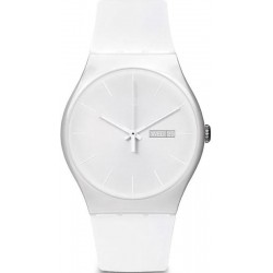Orologio Swatch Unisex New Gent White Rebel SUOW701