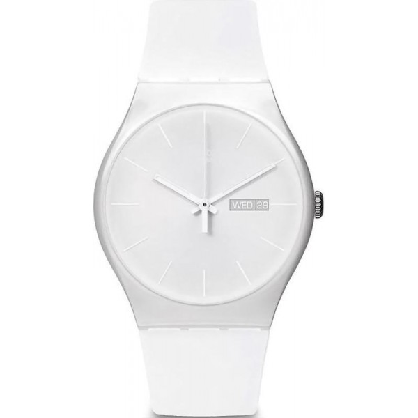 Comprare Orologio Swatch Unisex New Gent White Rebel SUOW701
