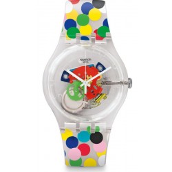 Swatch Ladies Watch New Gent Spot The Dot SUOZ213