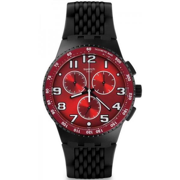 Kaufen Sie Swatch Herrenuhr Chrono Plastic Testa di Toro SUSB101