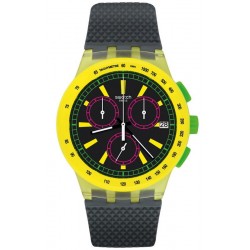 Montre Swatch Unisex Chrono Plastic Yel-Lol SUSJ402