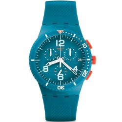 Swatch Unisex Watch Chrono Plastic Patmos SUSN406