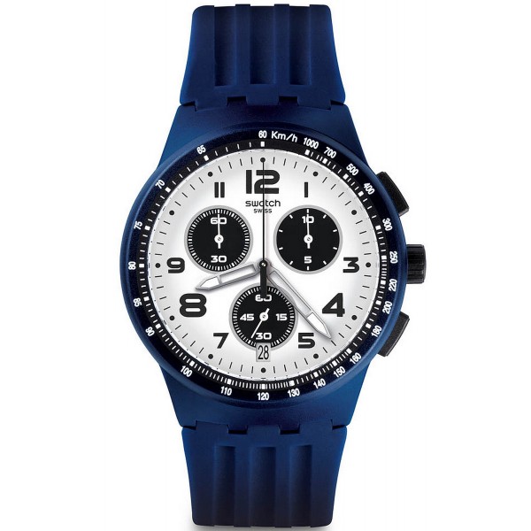 Buy Swatch Men's Watch Chrono Plastic Travel Choc SUSN408