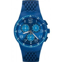 Orologio Swatch Unisex Chrono Plastic Triple Blu SUSN415