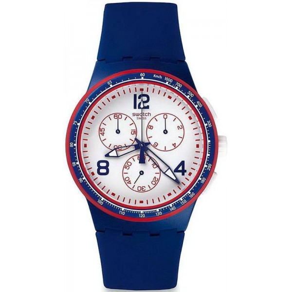 Buy Swatch Unisex Watch Chrono Plastic Fast Server SUSZ100