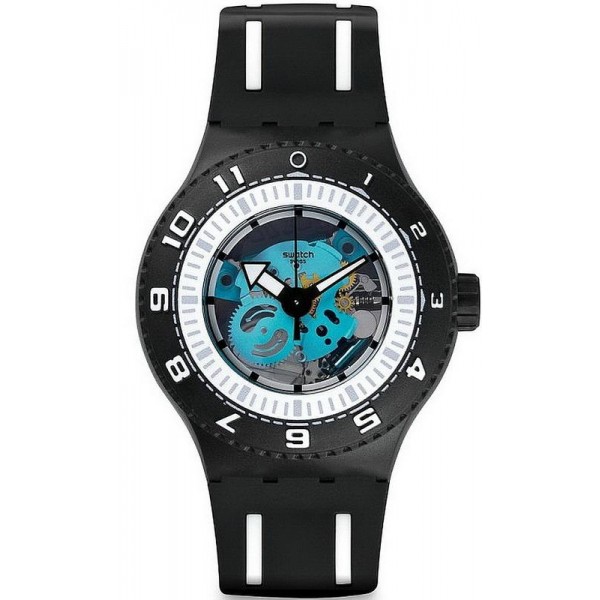 Buy Swatch Men's Watch Scuba Libre Feel The Sea SUUB101