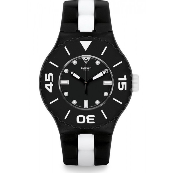 Acheter Montre Swatch Homme Scuba Libre B&W Deep SUUB102