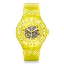 Montre Swatch Unisex Scuba Libre Lemon Profond SUUJ101