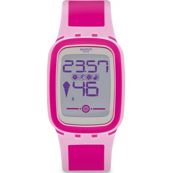 Buy Swatch Ladies Watch Digital Touch Zero One Pinkzero SUVP100