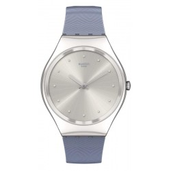 Swatch Ladies Watch Skin Irony Blue Moire SYXS134