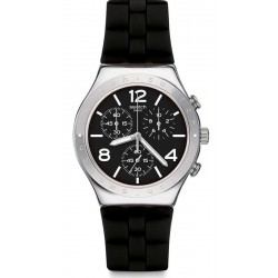 Swatch Herrenuhr Irony Chrono Noir De Bienne YCS116
